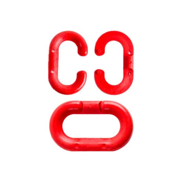 Gec Mr. Chain Heavy Duty Master Links, 2in, Red, 10 Pack 5170510 Zoro